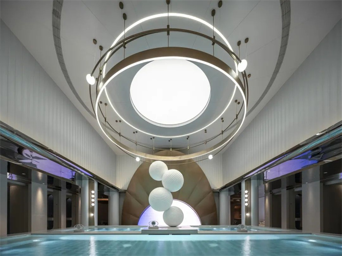 迎合年輕人的太空宇宙未來湯泉生活館設(shè)計案例