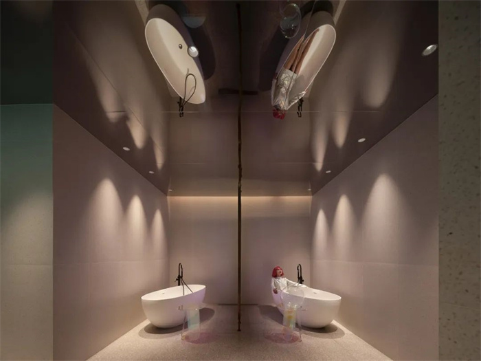 迎合年輕人的太空宇宙未來湯泉生活館設(shè)計案例