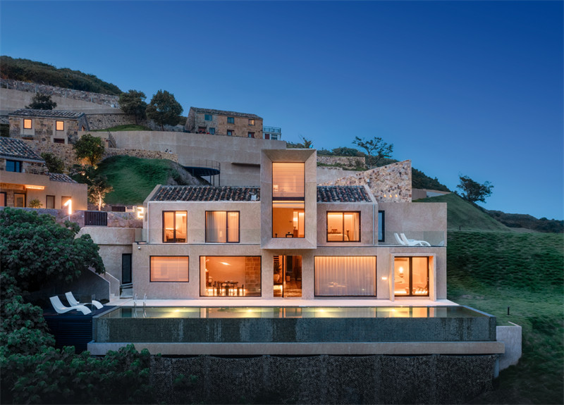 海邊石頭房改民宿  臺州石塘奢野既來民宿設(shè)計(jì)