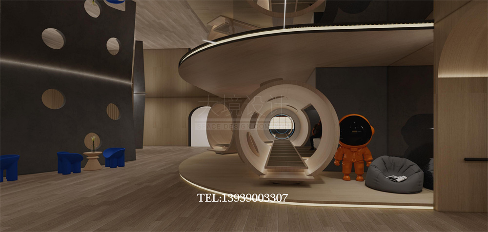 太原華明灣洗浴酒店翻新改造設計案例-休閑區(qū)設計