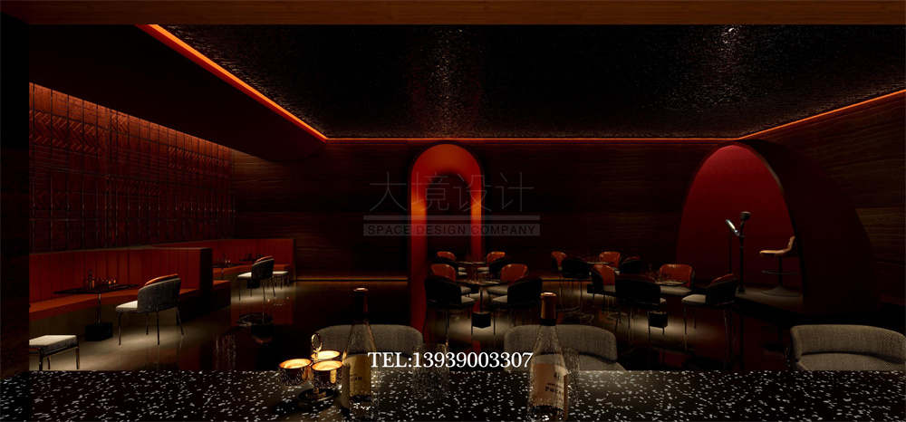 太原華明灣洗浴酒店翻新改造設計案例-酒吧設計
