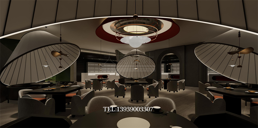 太原華明灣洗浴酒店翻新改造設計案例-自助餐廳設計