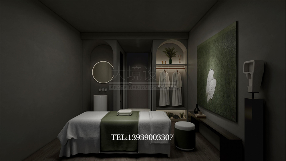 太原華明灣洗浴酒店翻新改造設計案例-SPA房設計